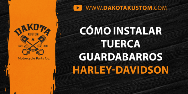 Como instalar la tuerca del guardabarros en tu Harley-Davidson - Dakota Kustom